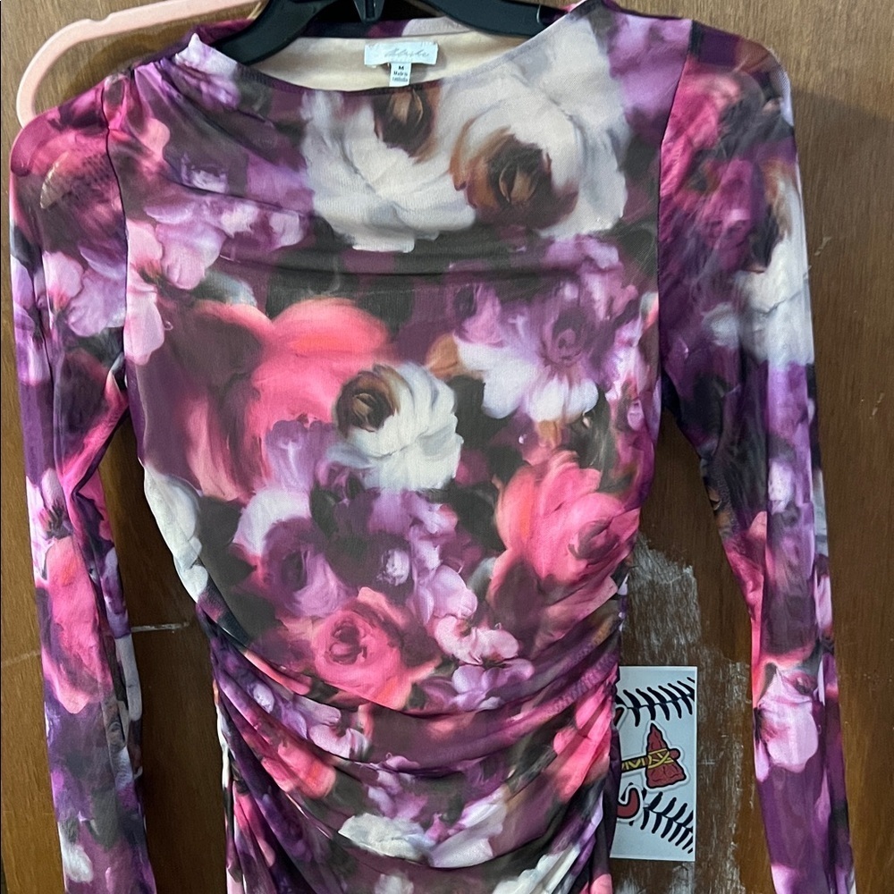 Floral Long Sleeve Dress